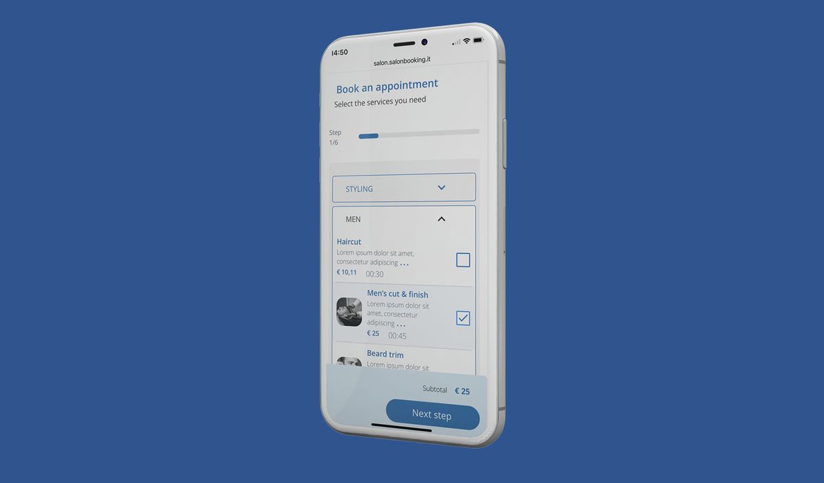 Request management interface for hotels on a phone